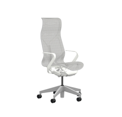Кресло Herman Miller Cosm, высокая спинка, цвет Mineral, нерегулируемые подлокотники