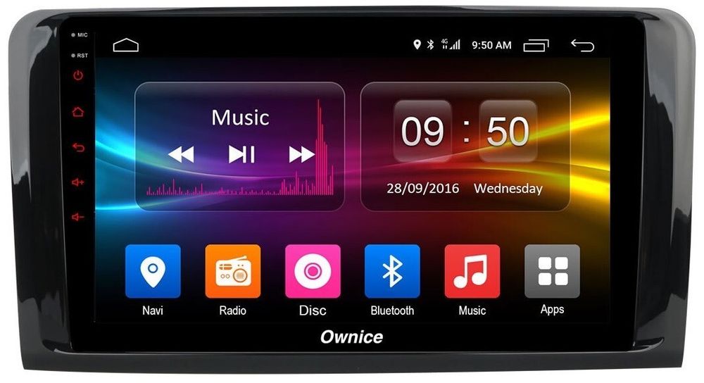 Магнитола для Mercedes-Benz GL (X164), ML (W164) 2005-2012 - Carmedia OL-9950 QLed, Android 12, TS10, CarPlay, 4G SIM-слот