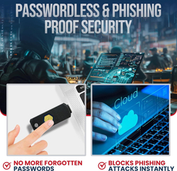 GoTrust Idem Key C — Сертифицированный ключ безопасности (NFC, FIDO2 L2) с USB-C Многофакторная аутентификация для бизнеса, образования и организаций
