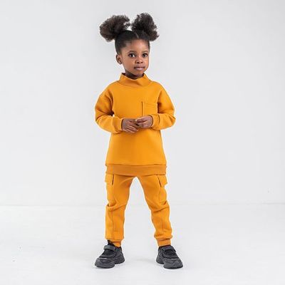 Warm oversized suit - Amber Yellow