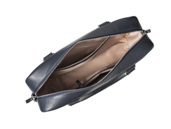 Деловая сумка из натуральной кожи "Alverio Blue"