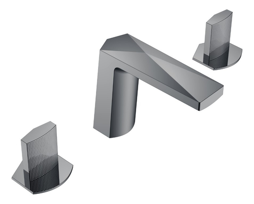 Boheme Смеситель врезной на 3отв. VENTURO Shine Gun Metall, ручка TOUCH