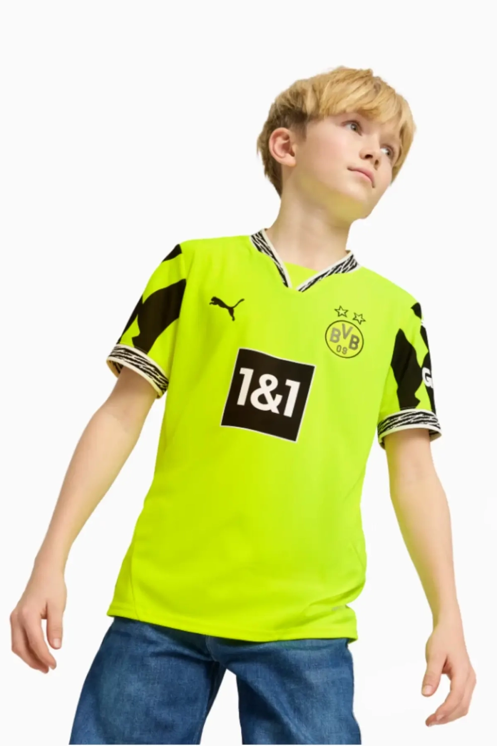 Футболка Puma Borussia Dortmund 23/24 Anniversary Junior - желтый