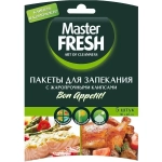 Пакеты для запекания 5 шт Жаропрочные клипсы, Картонная упаковка Master FRESH MFBB-5P