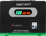 Стабилизатор напряжения Smartwatt AVR Tower 12000RF черный (4512020370001)