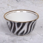 Пиала средняя 225мл «Атлас» с позолотой 10,5*6,2см