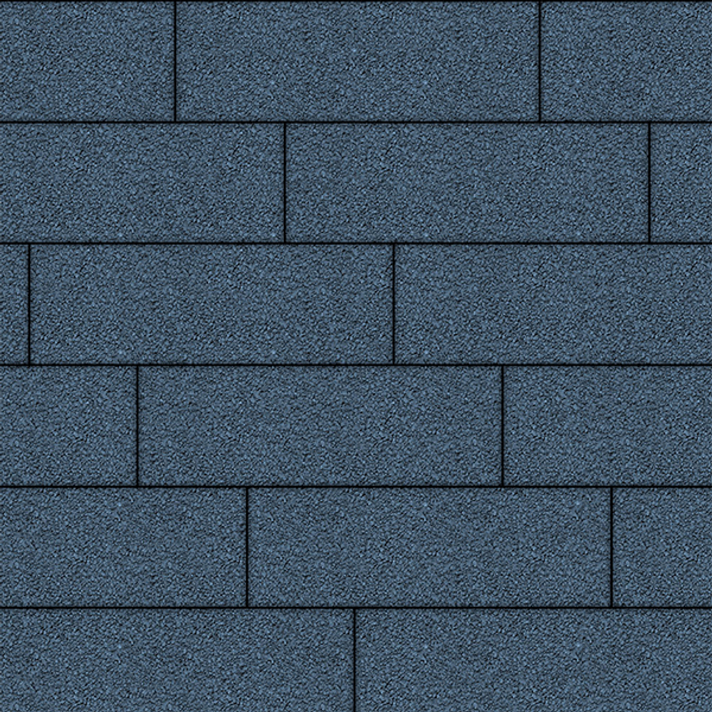 Тротуарная плитка ПРЯМОУГОЛЬНИК 750х250 мм - Гранит Синий