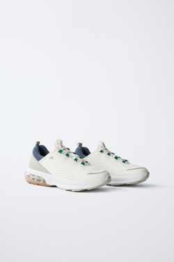 ZARA СПОРТИВНЫЕ КРОССОВКИ, БЕЛЫЙ