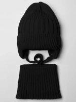 Шапка детская осенняя со снудом