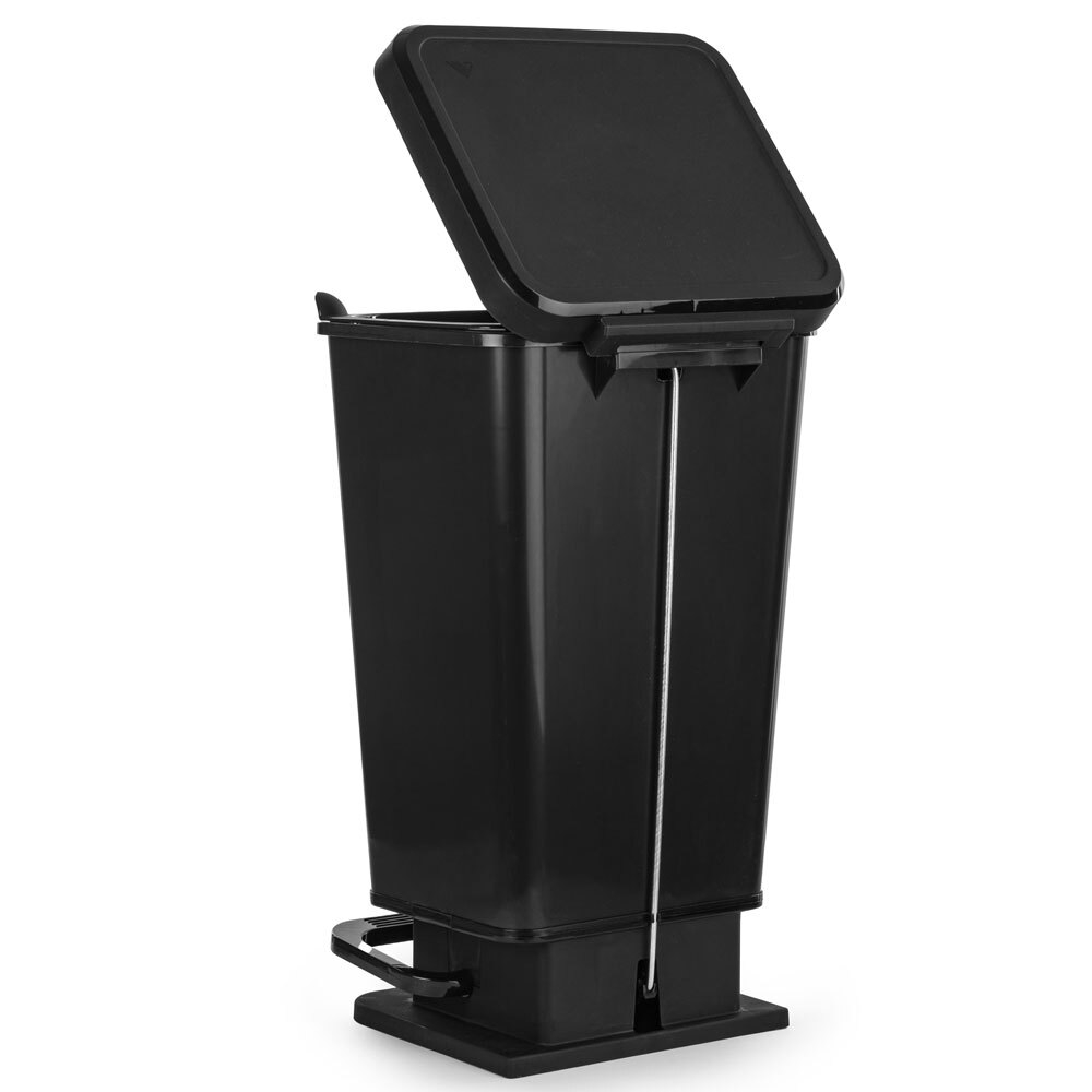 Контейнер для мусора 30л с педалью, черный