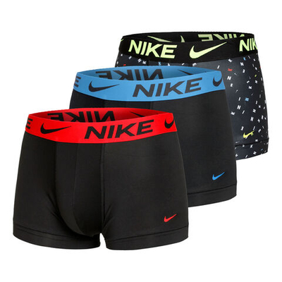 Nike Dri-Fit Essen Micro Trunk Boxer Shorts 3 Pack Men - Black, Multicoloured