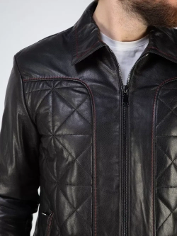 Кожаная куртка демисезонная