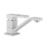 Смеситель для кухни 35k G4517-8 GAPPO длинный пов. излив, п/гайку, БЕЛЫЙ-хром