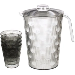 Кувшин пластиковый 1.5л «Радуга» в наборе с 4-мя стаканами 200мл