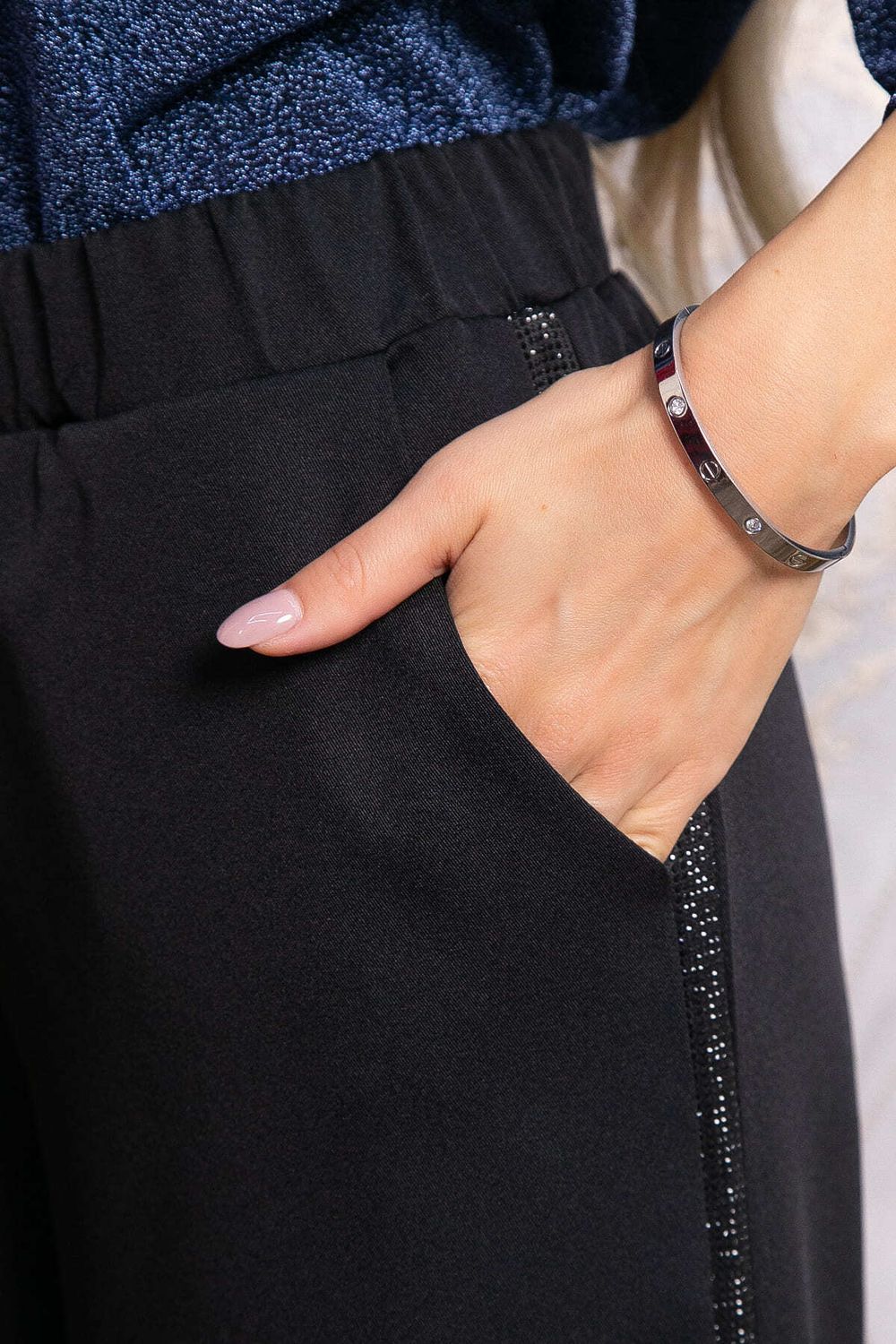 Брюки палаццо Полианна (черные) Б14829-8М LT Collection