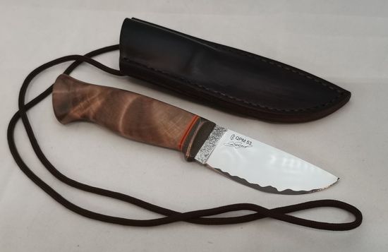 Нож шейный QPM53 рукоятка стаб. береза