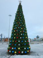 Уличная елка каркасная "Уральская сосна" (Леска) от 4 до 30 м