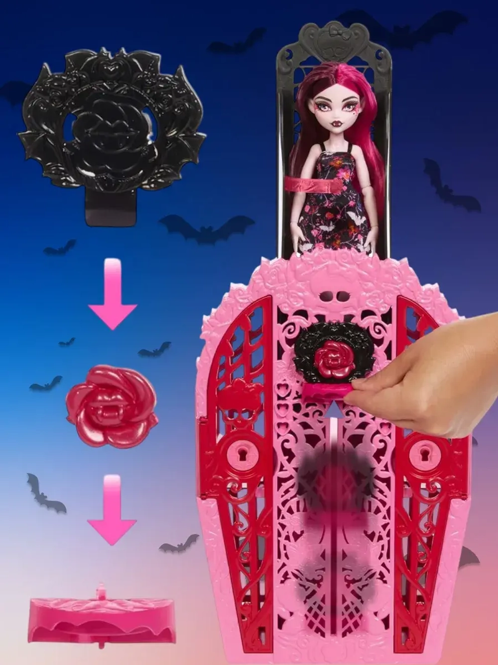 Кукла Монстр Хай Garden Mysteries Дракулаура HYT72