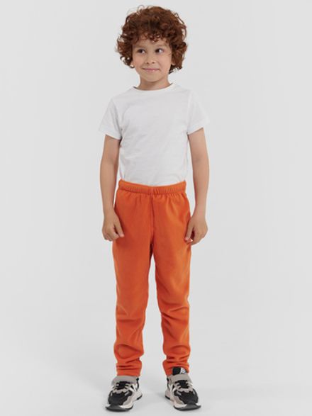 Детские брюки из флиса VITIM паприка