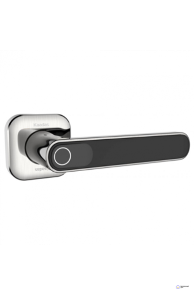 Врезной электронный дверной замок Kaadas LH01 Silver с отпечатком пальца