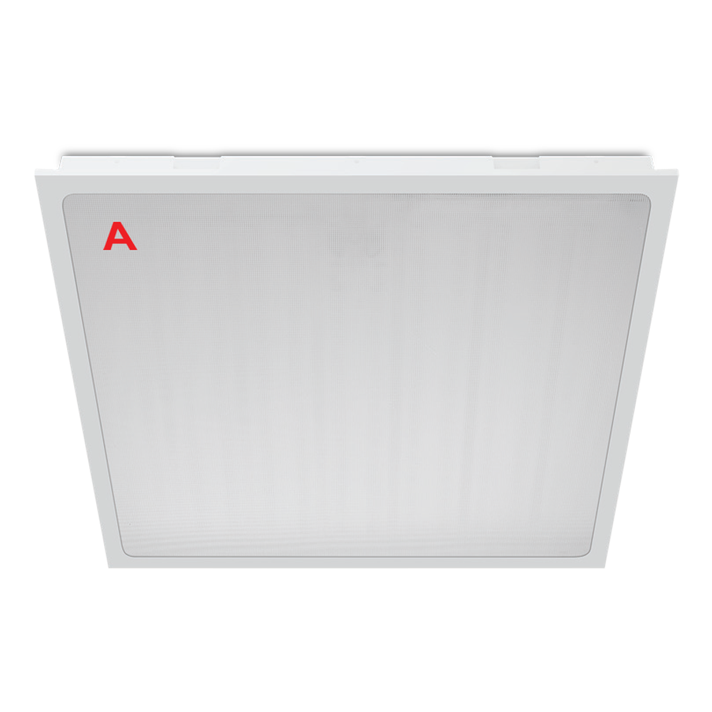 Светильник CLIP-IN ДВО04-052 с БАП EM3 36Вт 4000К IP54 Микропризма 4400лм 600х600х50мм WOLTA PRO