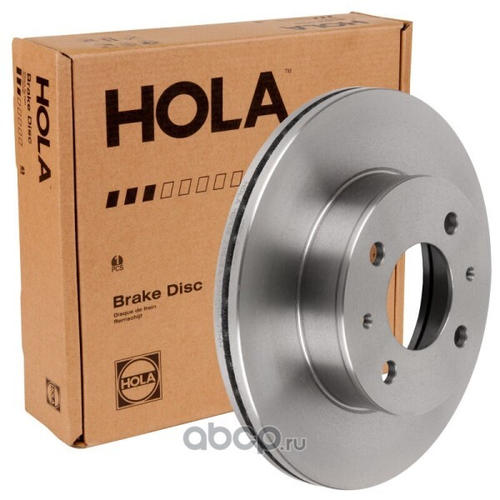 Диск тормозной передний Hyundai Accent (Тагаз) (241x19) (HOLA)
