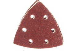 Треугольник шлифовальный универсальный 5 шт. (93х93х93 мм; Р40) "МАСТЕР" Зубр 35583-040