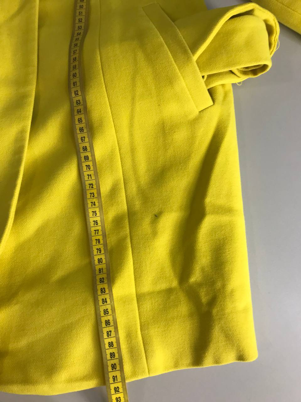 Пальто Русский стиль яркого цвета, визуально на 48 размер