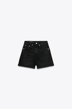 Шорты trf mom fit с высокой посадкой