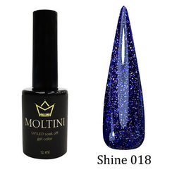Гель-лак Moltini Shine 018, 12 ml