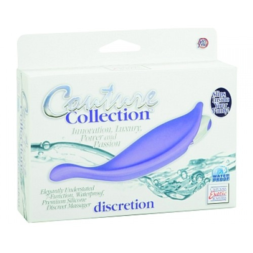 Силиконовый массажер Couture Collection Discretion Purple