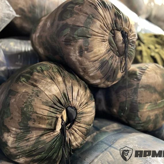 Спальный мешок -25°С &quot;КАМУФЛЯЖ &quot;