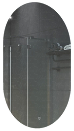 Зеркало AZARIO Alone Arco 600х1000 влагостойкое с подсветкой, сенсорный выключатель с функцией диммера (CS00078967)