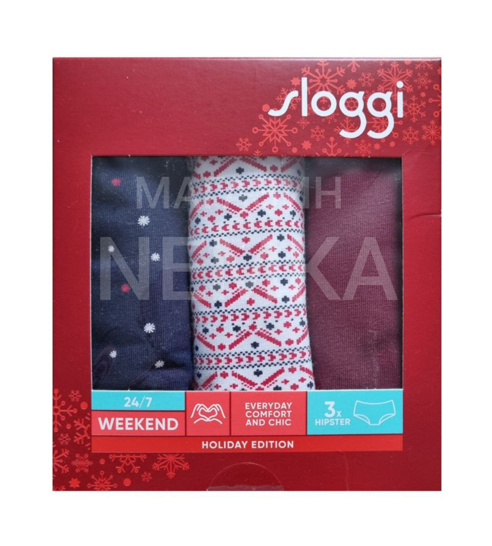 Трусы женские Sloggi Weekend Hipster 3шт