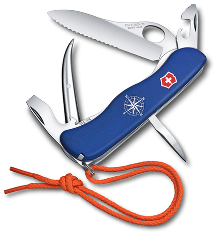 Нож Victorinox Skipper Pro, 111 мм, 12 функций, синий