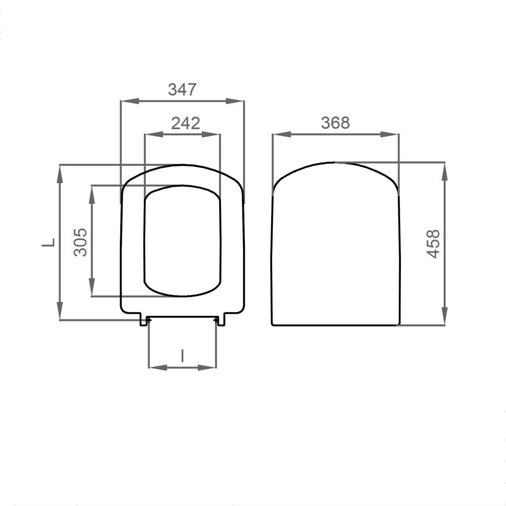 Сиденье для унитаза "Домино/Гранд" м/лифт (Люкс) (Rosa)