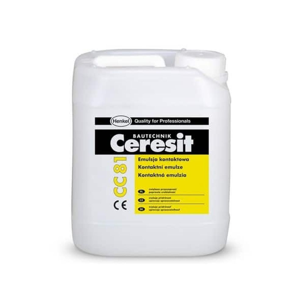 Добавка для цементных растворов адгезионная Ceresit CC 81 10 л