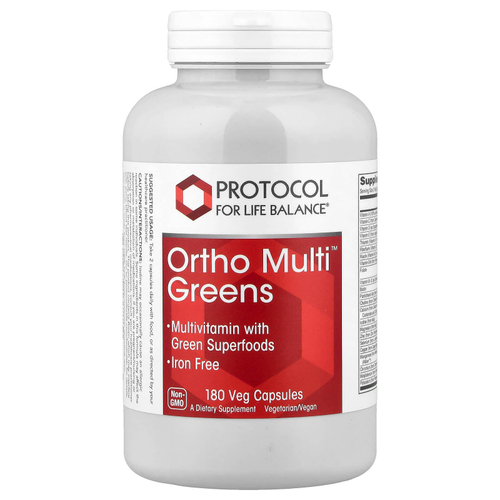 Protocol for Life Balance, Ortho Multi™ Greens, 180 вегетарианских капсул