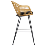 Стул барный Bergenson Bjorn Vetle Bent, ротанг