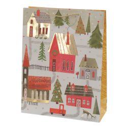 GAEM Пакет подарочный (бумага 210г/м2, блок микс 12шт), L18 W9 H24 см, 4в.