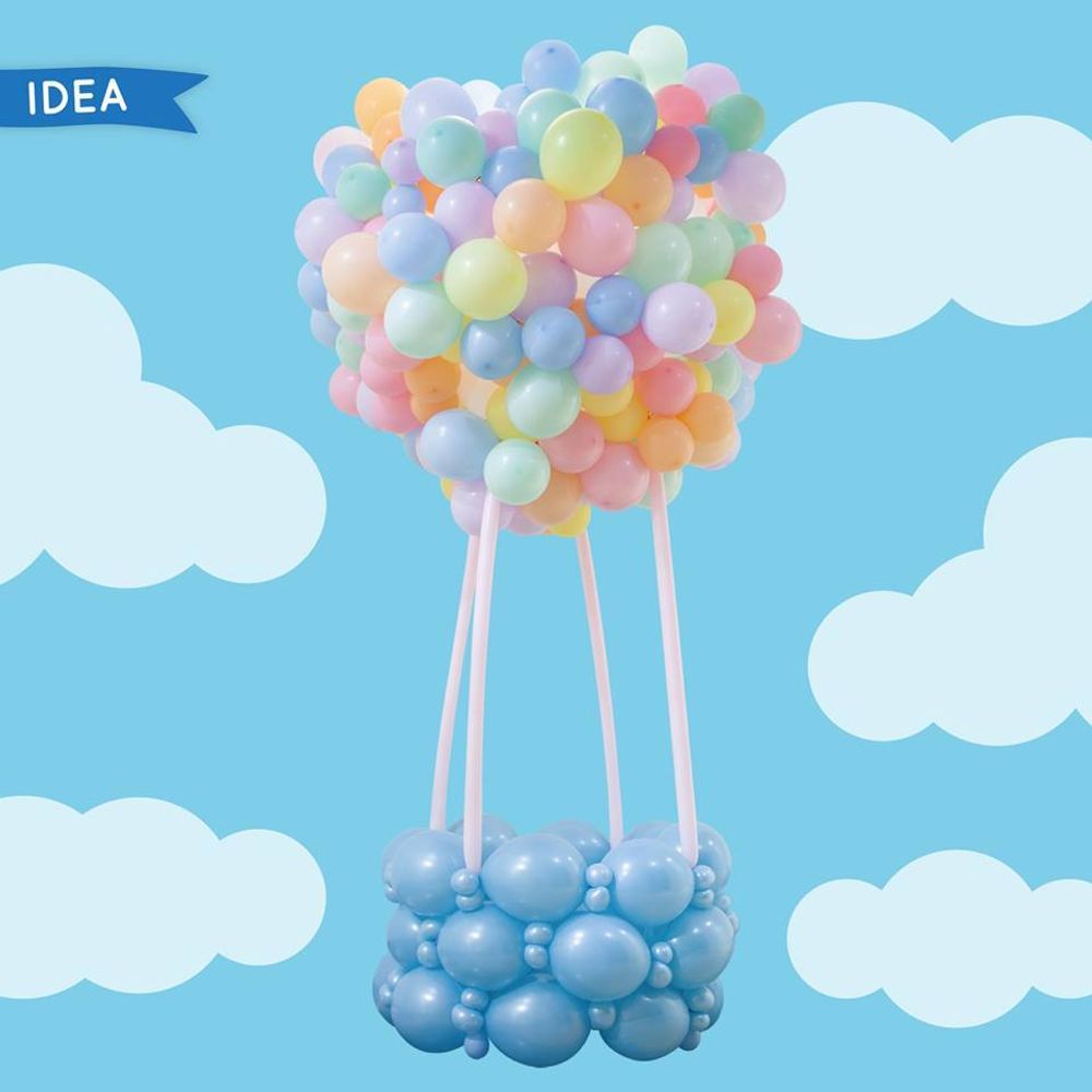 Шар (12"/30 см) Макарунс, Ассорти, пастель 50 шт.