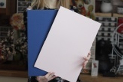 Паспарту отечественное. Основа для Весеннего проекта 2018. (синее)