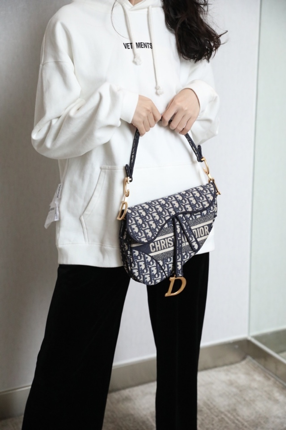 Christian Dior Saddle Bag 25 cm