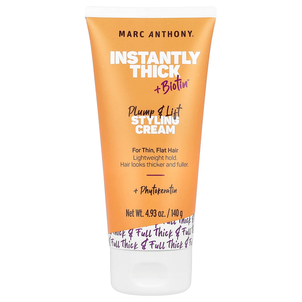 Marc Anthony, Мгновенно густой + биотин ™, ​Крем для придания упругости и упругости, 140 г (4,93 унции)