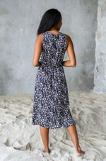 Длинное платье Nina с принтом (Размер: M) (Цвет: терракотовый)