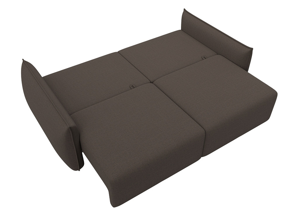 Диван прямой Лига-051 НПБ РОГОЖКА Амур 05 коричневый