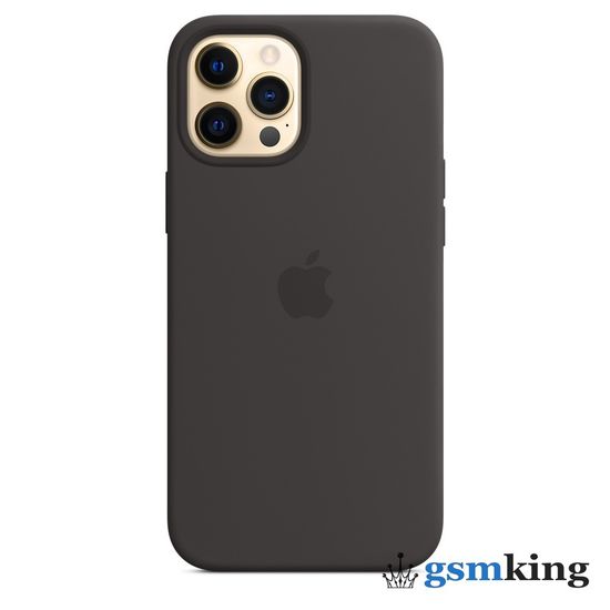 Apple Silicone Case with MagSafe iPhone 12 Pro Max Black (Чёрный) MHLG3ZE/A