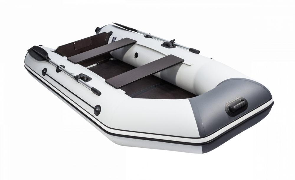 Аква-2900 СКК СЕРЫЙ/ГРАФИТ слань-книжка киль + PARSUN T 5.0 BMS (комплект лодка + мотор)