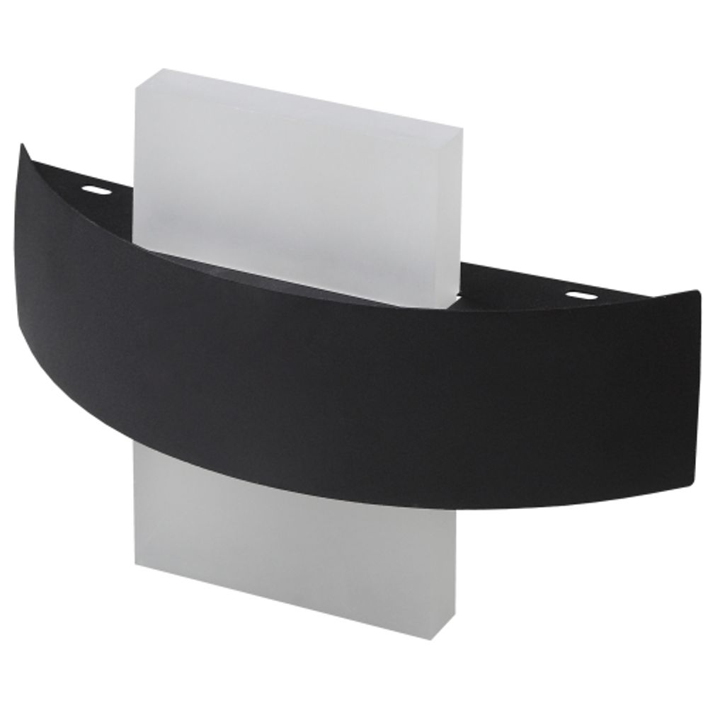 Декоративная подсветка светодиодная ЭРА WL7 WH+BK 6Вт IP54 белый/черный | Настенная подсветка