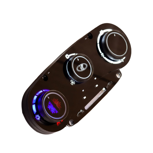 Ручки управления блоком отопителя для лада гранта с белой подсветкой v2